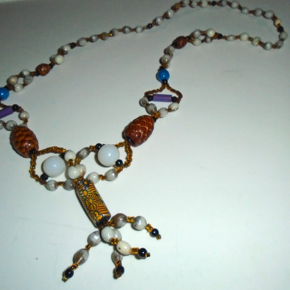 Large vintage weird necklace